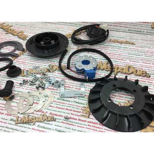 POLINI 171.0544 digital ignition, 20 mm cone, 1.1 kg weight, for VESPA 50 SPECIAL NLR 125 ET3 PRIMAVERA