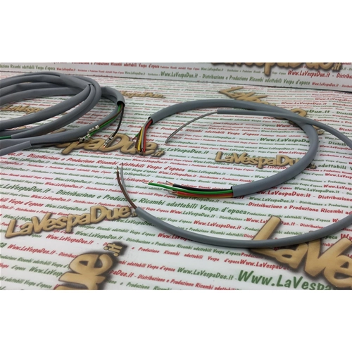 Cableado del sistema eléctrico para Lambretta J 50. Producto artesanal italiano.