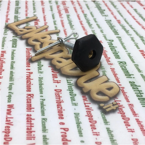Fuel knob cap nut kit complete with tie rod and cotter pin VESPA 50 80 90 125 150 160 180 200 NLR SPECIAL SS PRIMAVERA ET3 VNB VBA VM VN VL GS SUPER SPORT TS SRPRINT GT GL PX PE low headlight all