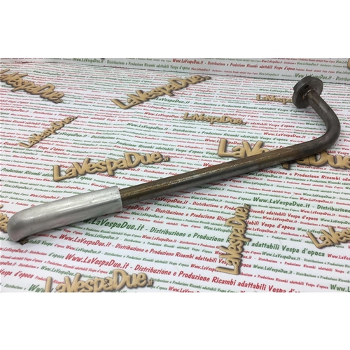 PALANCA DE ARRANQUE DE HIERRO CON PERILLA DE ALUMINIO PARA APE 125, ASIENTO CON BUJE DE 30 MM, PRODUCTO ARTESANAL