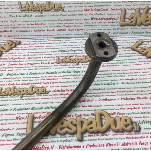 PALANCA DE ARRANQUE DE HIERRO CON PERILLA DE ALUMINIO PARA APE 125, ASIENTO CON BUJE DE 30 MM, PRODUCTO ARTESANAL