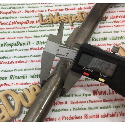 PALANCA DE ARRANQUE DE HIERRO CON PERILLA DE ALUMINIO PARA APE 125, ASIENTO CON BUJE DE 30 MM, PRODUCTO ARTESANAL