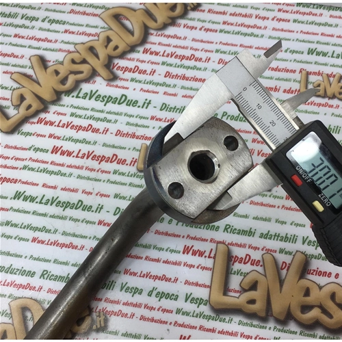 PALANCA DE ARRANQUE DE HIERRO PARA VARILLA DE CAMBIO DE MARCHAS APE 125 PRIMERA SERIE CON MOTOR RADIAL ASIENTO DE BUJE DE 30 MM PRODUCTO ARTESANAL
