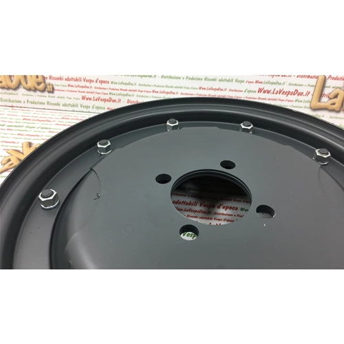 Stahlfelge komplett mit Muttern und Unterlegscheiben, Sterndesign, 10 Zoll, für VESPA GS 150 VS1T VS2T VS3T, passend für alle 8-Zoll-geschlossenen Felgen