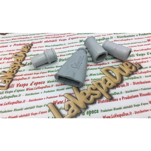 Kit de capuchons pour presse-étoupes, manchons de protection, phare bas de qualité italienne pour Vespa 125 U VU1T VM2T VN2T, caoutchoucs de guidon, tunnel central