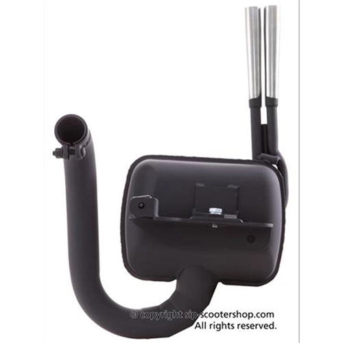 SILENCIEUX D'EXPANSION SIP ROAD RACING 24157100 POUR VESPA 125 150 VM VN VL VB1T AVEC DOUBLE TUYAU D'ÉCHAPPEMENT