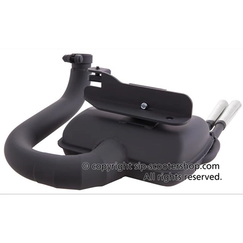 SILENCIEUX D'EXPANSION SIP ROAD RACING 24157100 POUR VESPA 125 150 VM VN VL VB1T AVEC DOUBLE TUYAU D'ÉCHAPPEMENT