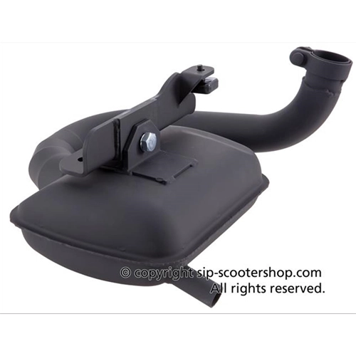 SILENCIADOR DE EXPANSIÓN SIP ROAD RACING 24157200 PARA FARO BAJO DE VESPA 125 150 VM VN VL VB1T