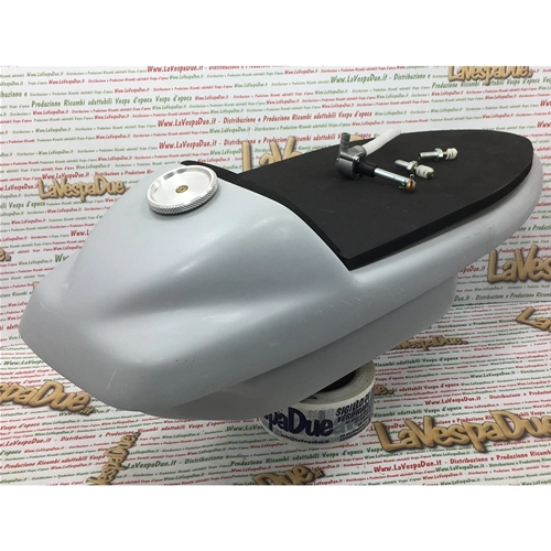 Selle avec réservoir de carburant intégré de 7,5 litres pour Vespa 6 Sei Giorni et Sport, compatible avec Vespa 50, 90 et 125 NLR Special Primavera ET3