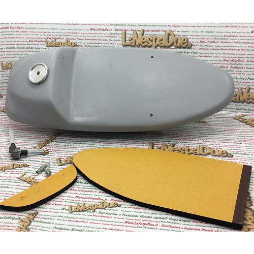 Selle avec réservoir de carburant intégré de 7,5 litres pour Vespa 6 Sei Giorni et Sport, compatible avec Vespa 50, 90 et 125 NLR Special Primavera ET3