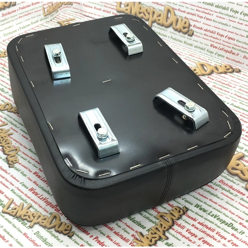 DARK BLUE REAR CUSHION COMPLETE WITH FIXING BRACKETS FOR VESPA 125 VNA1/2T VNB1/2/3/4/5/6T 150 VB1T VBA1T VBB1/2T CODE 084873