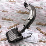 Pot d'échappement pour Vespa 50 première série NLR Special 90 125 ET3 Primavera homologué ro 137655 132106