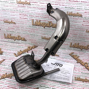 Pot d'échappement pour Vespa 50 première série NLR Special 90 125 ET3 Primavera homologué ro 137655 132106