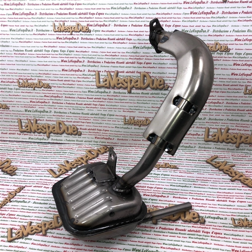 Pot d'échappement pour Vespa 50 première série NLR Special 90 125 ET3 Primavera homologué ro 137655 132106