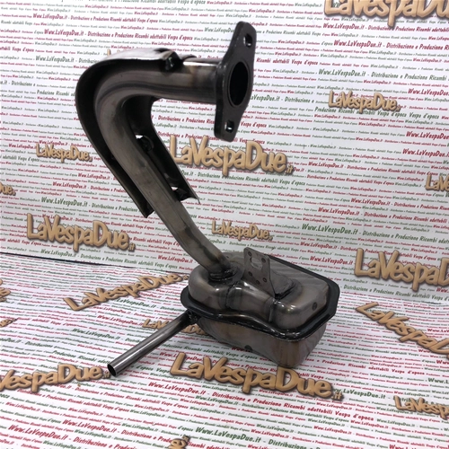 Pot d'échappement pour Vespa 50 première série NLR Special 90 125 ET3 Primavera homologué ro 137655 132106