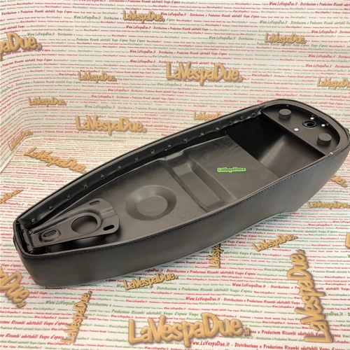 Asiento tipo joroba negro modelo SPORT con cerradura VESPA PX 80 125 150 200 PE LUSSO PX 98 MY negro acolchado adaptable 125 VNA VNB GT GTR SUPER TS 150 VBA VBB GL SPRINT V. SUPER