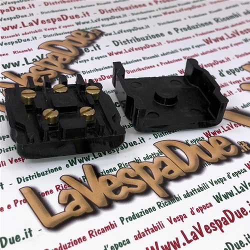 Toma de corriente de baja tensión con sistema de baquelita para VESPA 160 GS VSB1T y 180 SS VSC1T.