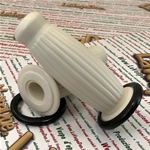 Coppia manopole BUBBLE SUPERFLEX 20 mm bianche per VESPA 50 80 90 125 150 160 180 200 VNB 3 4 5 6 VB1 VBA VBB GL GS VS2 VS3 VS4 VS5 160 GS