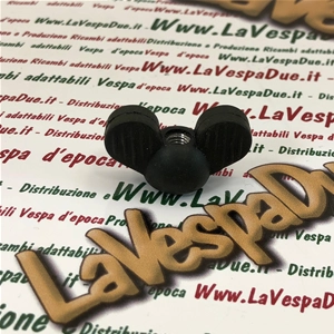 Écrou papillon en aluminium avec capuchon en caoutchouc pour bouchon de réservoir et supports de batterie pour VESPA 50 90 125 150 160 180 200 tous V1T V15T VM VN V30 VL SS RALLY GS etc.