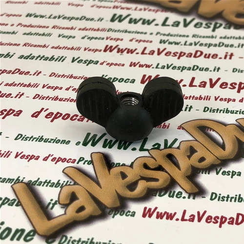 Écrou papillon en aluminium avec capuchon en caoutchouc pour bouchon de réservoir et supports de batterie pour VESPA 50 90 125 150 160 180 200 tous V1T V15T VM VN V30 VL SS RALLY GS etc.