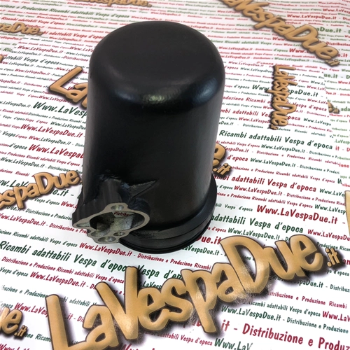 Schwarz lackierter Vergaser-Luftfilterzylinderkasten für VESPA GS 160 VSB1T erste Serie ro 099047 077556