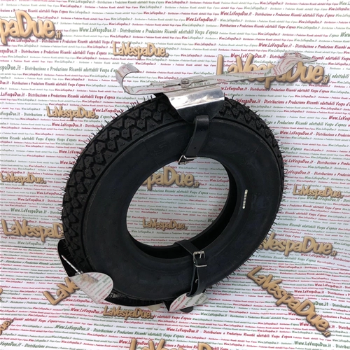 Support central de roue de secours à l'intérieur du carénage pour VESPA 125 150 50 ans VN VL VM GS 3.50 8 et 3.50 10 pouces, complet avec sangles