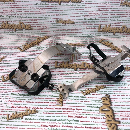 Support central de roue de secours à l'intérieur du carénage pour VESPA 125 150 50 ans VN VL VM GS 3.50 8 et 3.50 10 pouces, complet avec sangles