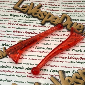 Paire de protections rouges BUBBLE SUPERFLEX pour leviers de frein et d'embrayage VESPA 50 80 90 125 150 160 180 200