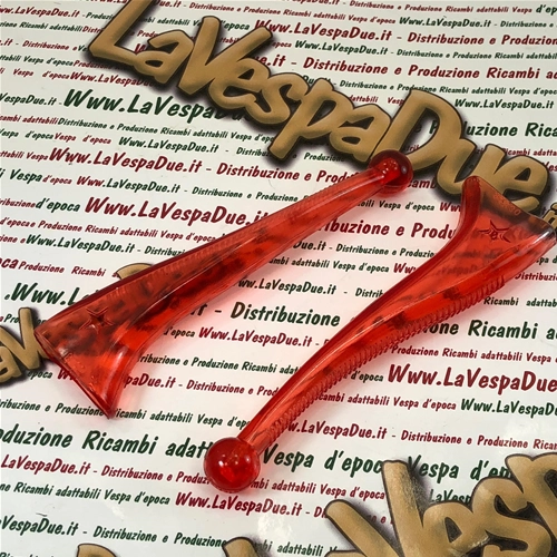 Paire de protections rouges BUBBLE SUPERFLEX pour leviers de frein et d'embrayage VESPA 50 80 90 125 150 160 180 200