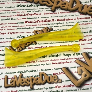 Par de fundas amarillas BUBBLE SUPERFLEX para las palancas de freno y embrague de VESPA 50 80 90 125 150 160 180 200