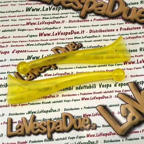 Par de fundas amarillas BUBBLE SUPERFLEX para las palancas de freno y embrague de VESPA 50 80 90 125 150 160 180 200