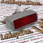 Feu arrière double en aluminium pour Vespa 125 V30T V33T (1951-1952).