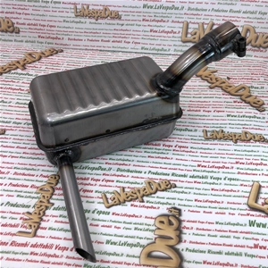 Originaler Schalldämpfer für VESPA 125 V32T V33T VU1T U, anpassbar an V30T V31T, ALLSTATE, Abblendlicht, Römische Feiertage