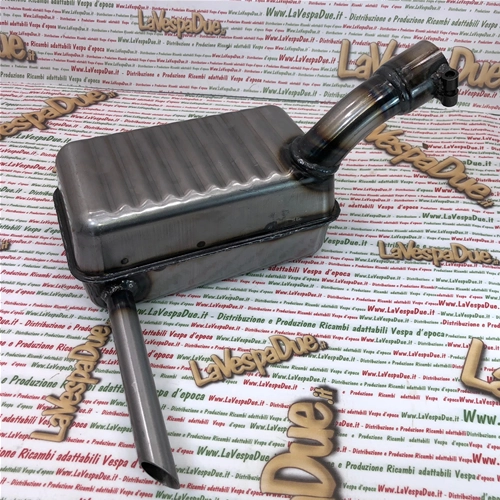 Originaler Schalldämpfer für VESPA 125 V32T V33T VU1T U, anpassbar an V30T V31T, ALLSTATE, Abblendlicht, Römische Feiertage