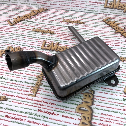 Originaler Schalldämpfer für VESPA 125 V32T V33T VU1T U, anpassbar an V30T V31T, ALLSTATE, Abblendlicht, Römische Feiertage