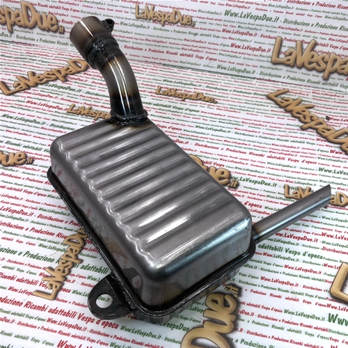 Originaler Schalldämpfer für VESPA 125 V32T V33T VU1T U, anpassbar an V30T V31T, ALLSTATE, Abblendlicht, Römische Feiertage