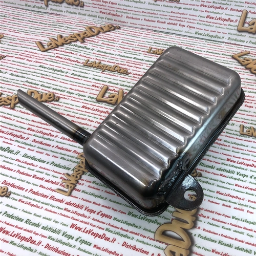 Originaler Schalldämpfer für VESPA 125 V32T V33T VU1T U, anpassbar an V30T V31T, ALLSTATE, Abblendlicht, Römische Feiertage