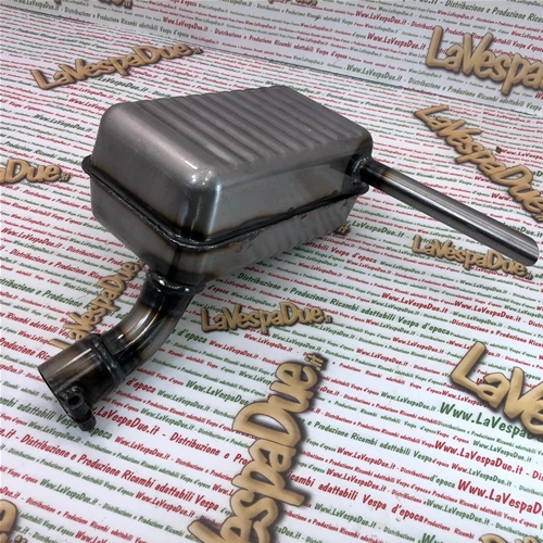 Originaler Schalldämpfer für VESPA 125 V32T V33T VU1T U, anpassbar an V30T V31T, ALLSTATE, Abblendlicht, Römische Feiertage