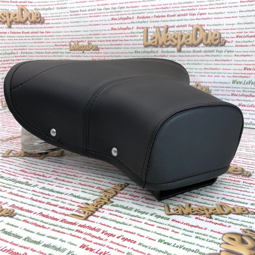 Asiento delantero monoplaza negro para VESPA 125 VN1T VN2T VU1T U UTILITARIA DE 1955 A 1957