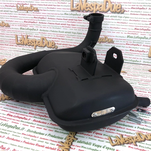 Marmitta espansione eleborata VESPA 125 150 PX PE SPRINT TS GT LVD RACING PERFORMANCE ROAD RACE sportiva LVD