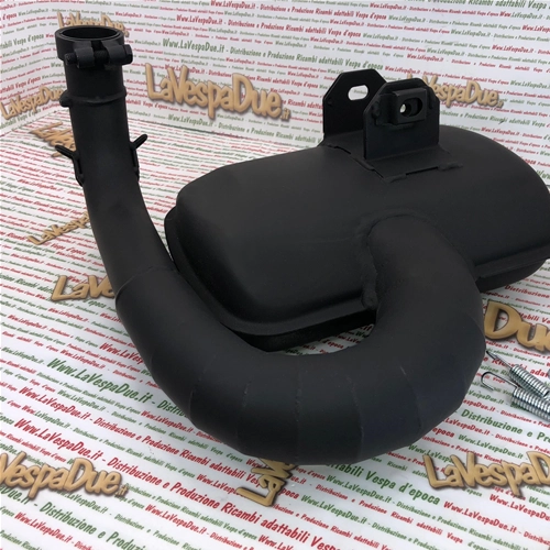 Marmitta espansione eleborata VESPA 125 150 PX PE SPRINT TS GT LVD RACING PERFORMANCE ROAD RACE sportiva LVD