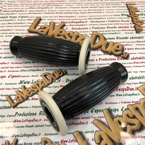 Juego de puños BUBBLE SUPERFLEX de 20 mm, color negro, para VESPA 50 80 90 125 150 160 180 200 VNB 3 4 5 6 VB1 VBA VBB GL GS VS2 VS3 VS4 VS5 160 GS
