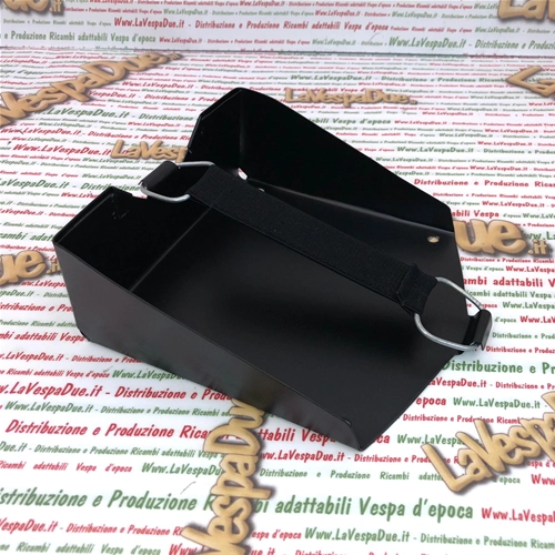 Boîtier de batterie complet avec ressort pour fixation VESPA 125 150 200 PX E ARCOBALENO E ELESTART T5 ro 230750