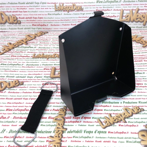 Boîtier de batterie complet avec ressort pour fixation VESPA 125 150 200 PX E ARCOBALENO E ELESTART T5 ro 230750