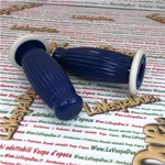 Coppia manopole BUBBLE SUPERFLEX 22 mm blu per VESPA 50 80 90 125 150 160 180 200 PRIMAVERA ET3 GT GTR SUPER TS GL SPRINT VELOCE SS PX PE