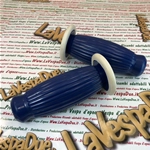 Coppia manopole BUBBLE SUPERFLEX 20 mm blu per VESPA 50 80 90 125 150 160 180 200 VNB 3 4 5 6 VB1 VBA VBB GL GS VS2 VS3 VS4 VS5 160 GS