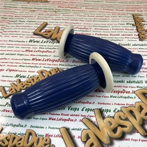 Paar BUBBLE SUPERFLEX Griffe 20 mm blau für VESPA 50 80 90 125 150 160 180 200 VNB 3 4 5 6 VB1 VBA VBB GL GS VS2 VS3 VS4 VS5 160 GS