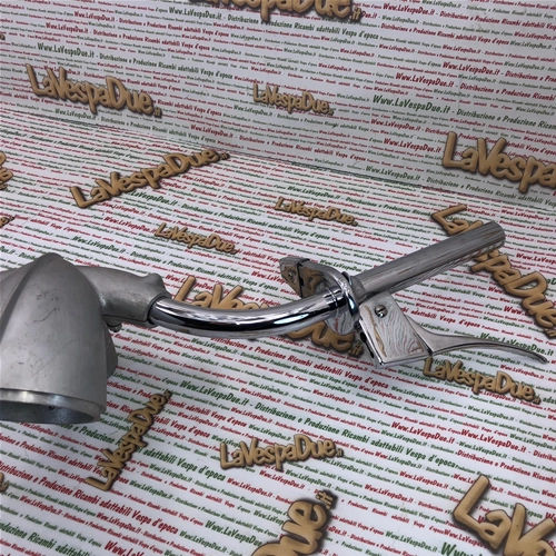 Chrome handlebar for VESPA 125 U VU1T UTILITARIA year 1953 complete with controls and headlight body