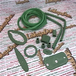Kit completo guarnizioni serie parti in gomma verde 25 pezzi per VESPA 125 150 VM VN VL VB1 FARO BASSO STRUZZO ACMA