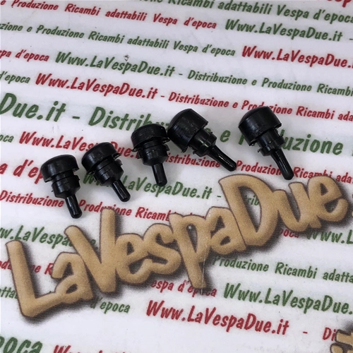 Kit de topes de goma para la tapa del motor de VESPA 50 90 125 PRIMAVERA ET3 SPECIAL NLR - 5 almohadillas